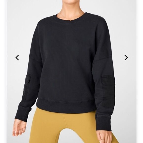 Fabletics sweatshirt hoodie jacket Black S used - Picture 2 of 6